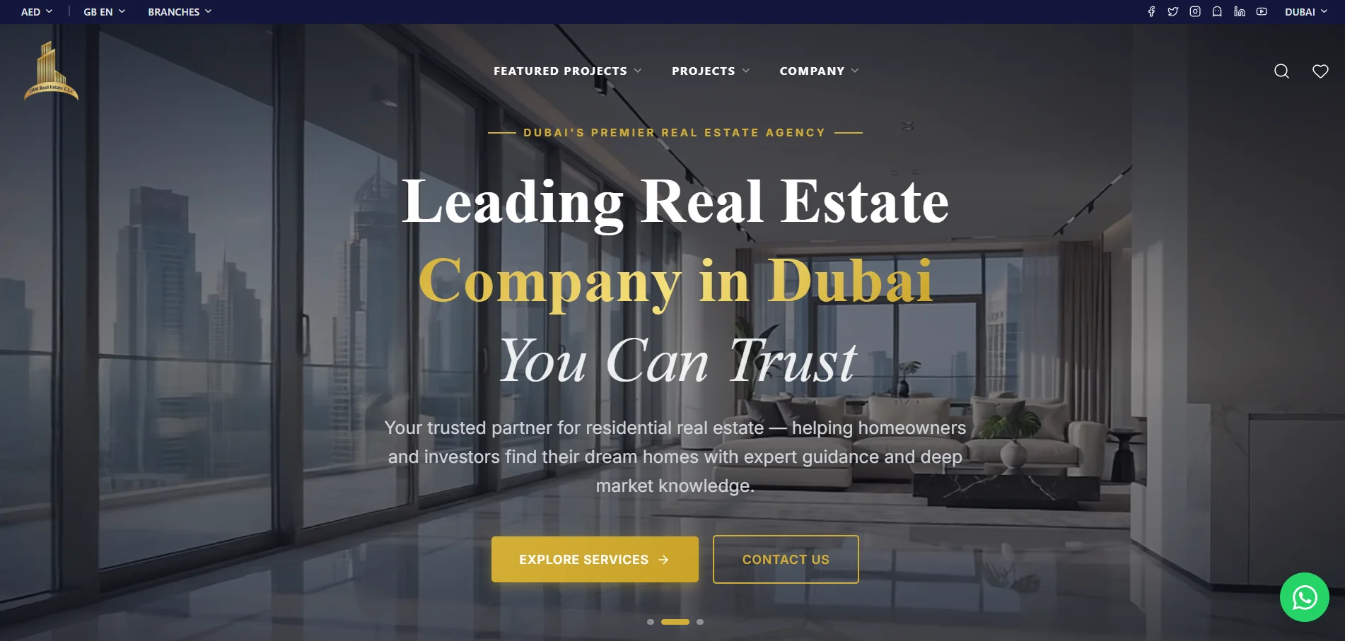 ZHM Real Estate LLC - Real Estate / Website Development web development project